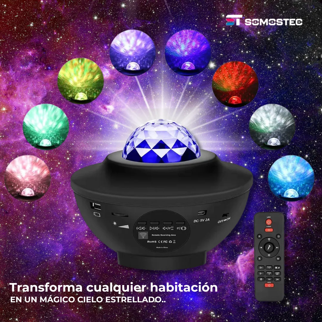 Base Proyector de Estrellas y Luces