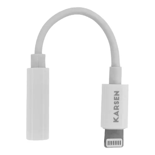 ADAPTADOR KARSEN LIGHTNING IPHONE A AUX