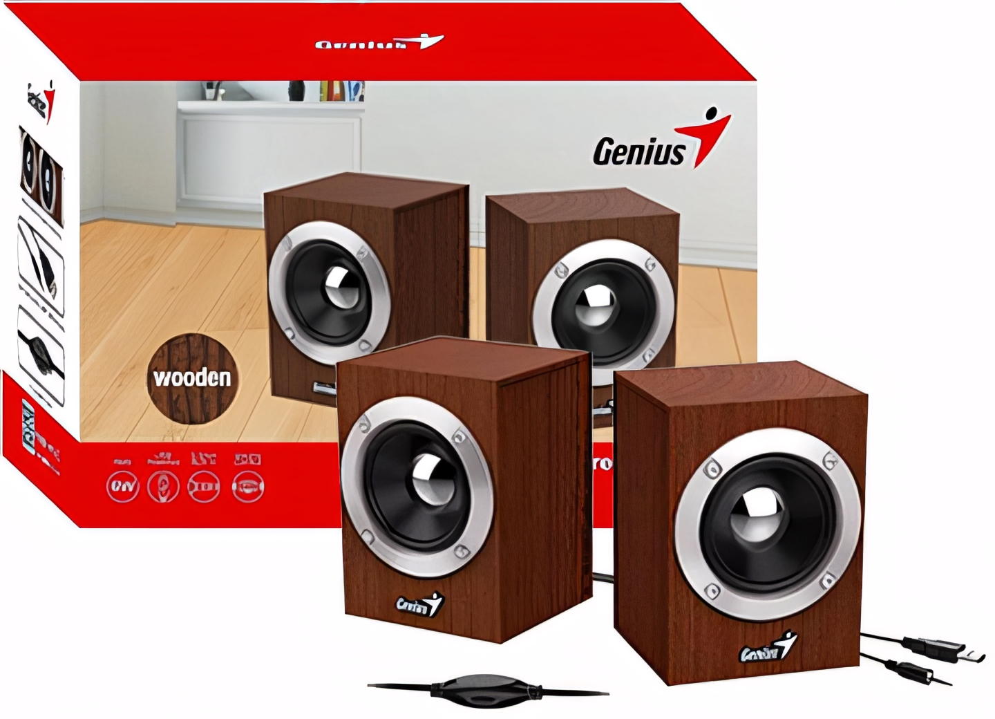 Copia de Parlantes para PC - 2.0 - Genius SP-HF280