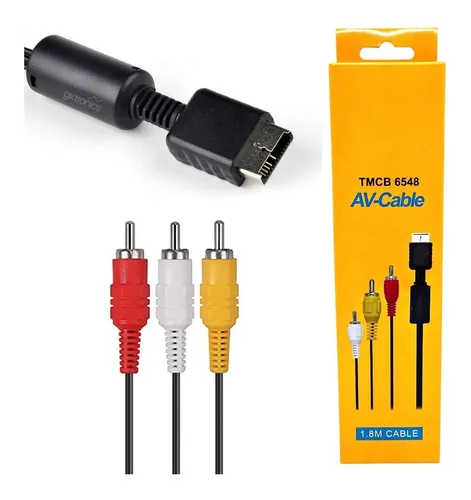 Cable Video PS2 - RCA ( Rojo ,Blanco , Amarillo )