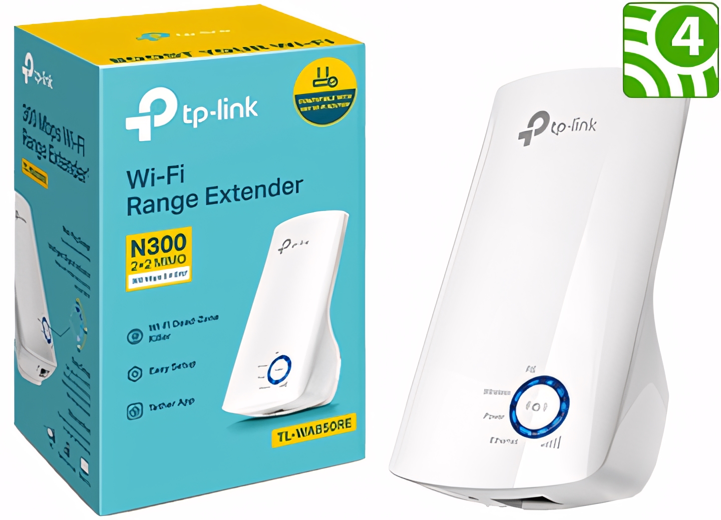 Repetidor de Red WiFi - 2.4Ghz - 300Mbps - TP-LINK TL-WA850RE