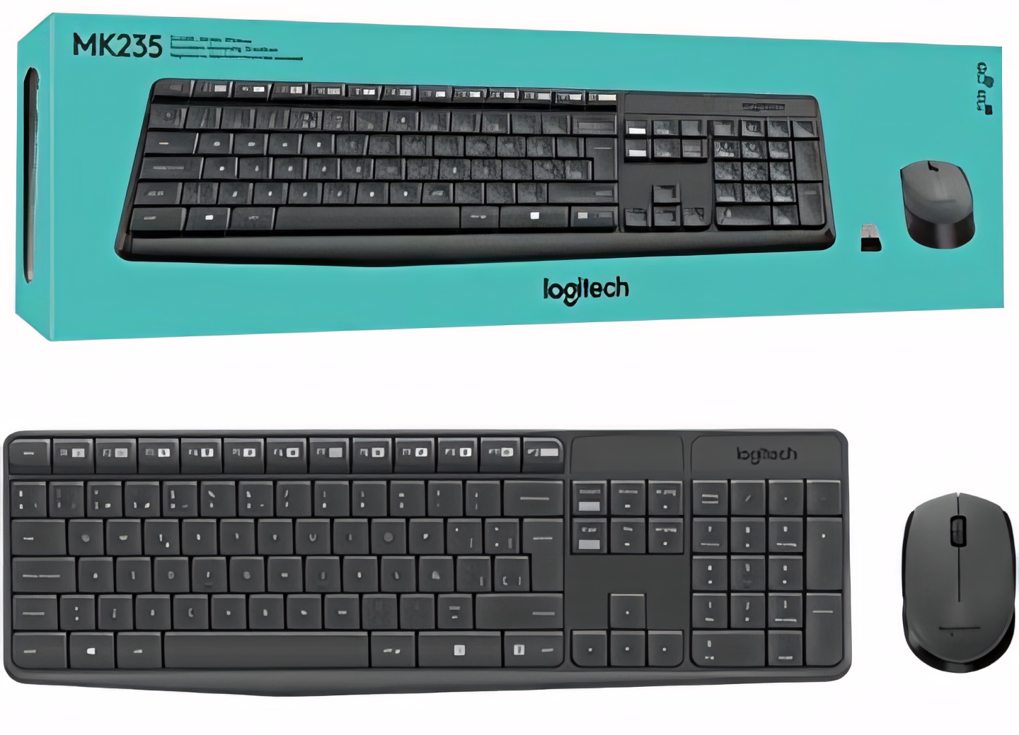 Kit  Teclado y Mouse  - LOGITECH MK235