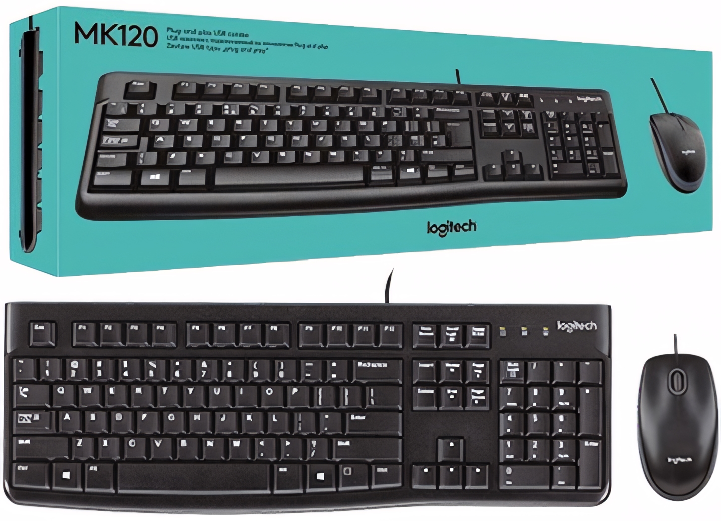 Kit  Teclado y Mouse  - LOGITECH MK120