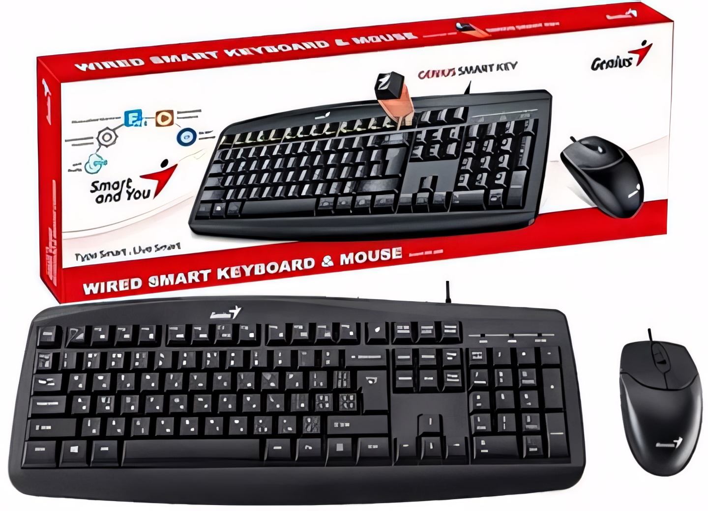 Kit  Teclado y Mouse  - GENIUS KM-200