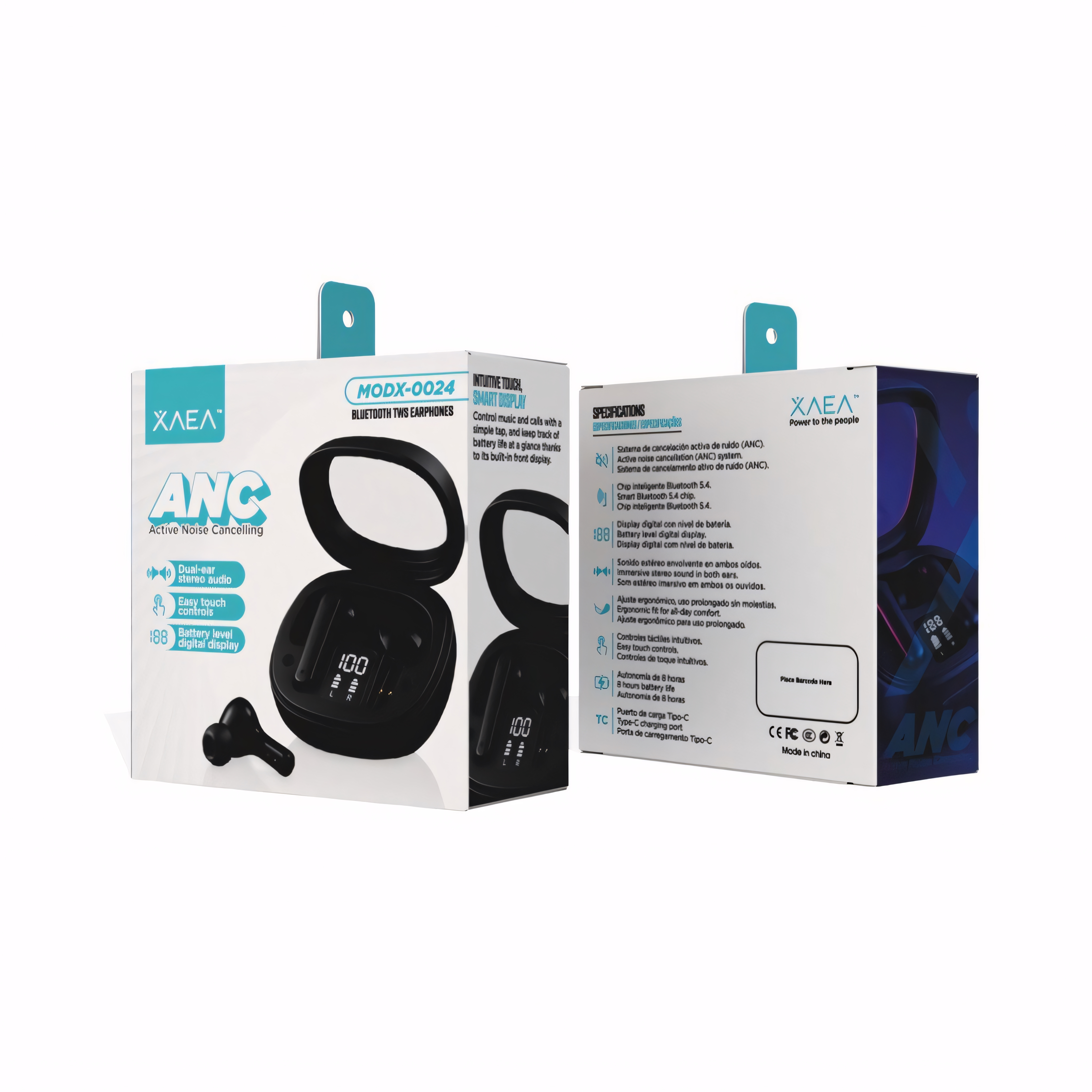 Auricualres Inear Bluetooth - MODX-0024 ANC