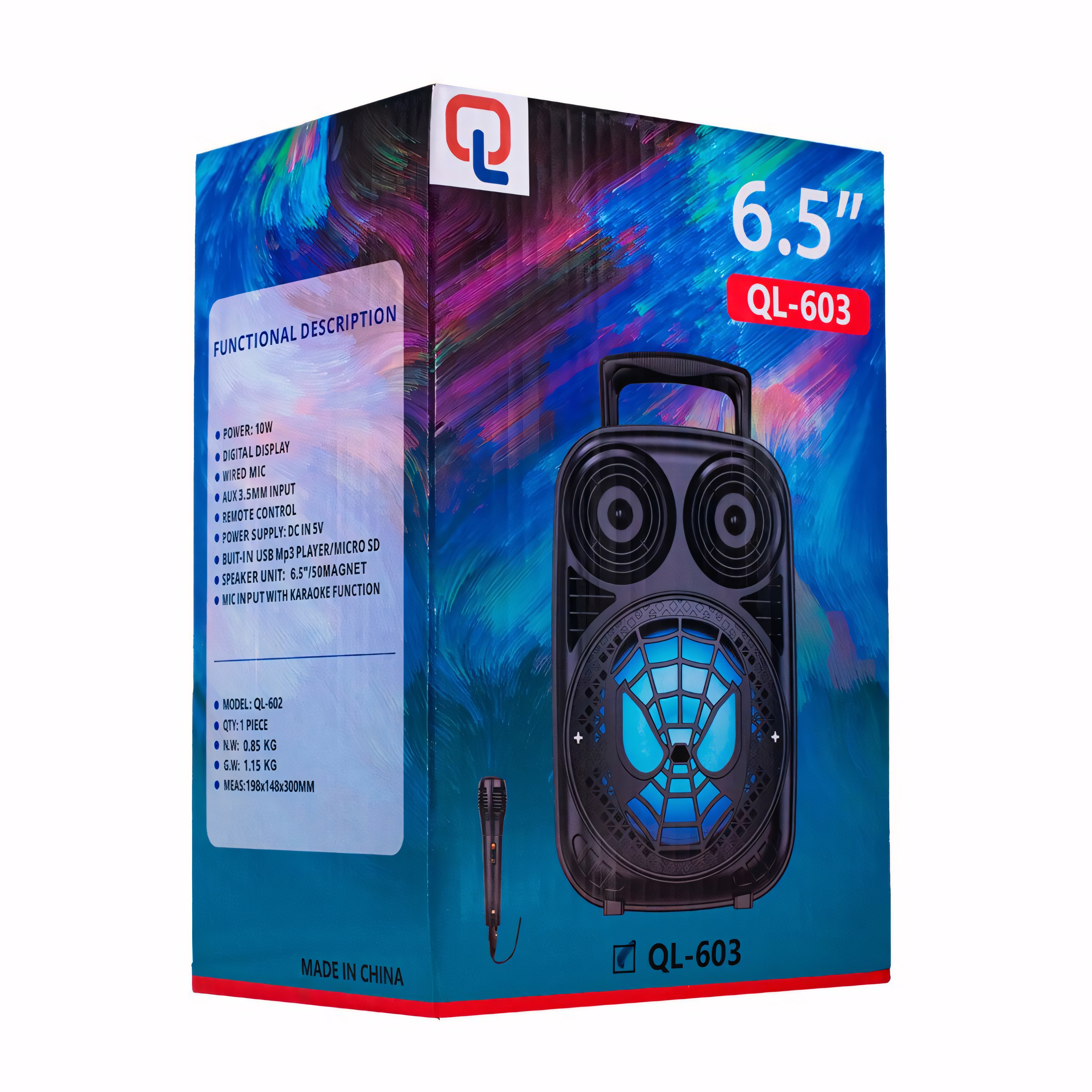 Parlante portati 6,5 Pulgadas - MODS-QL603