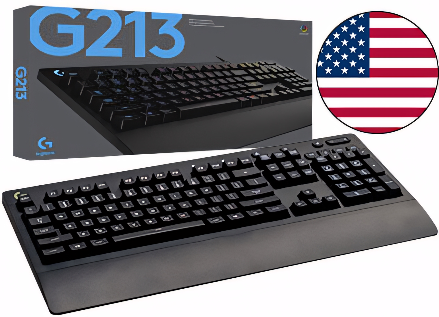 TECLADO LOGITECH G213 RGB DISTRIBUCION INGLES