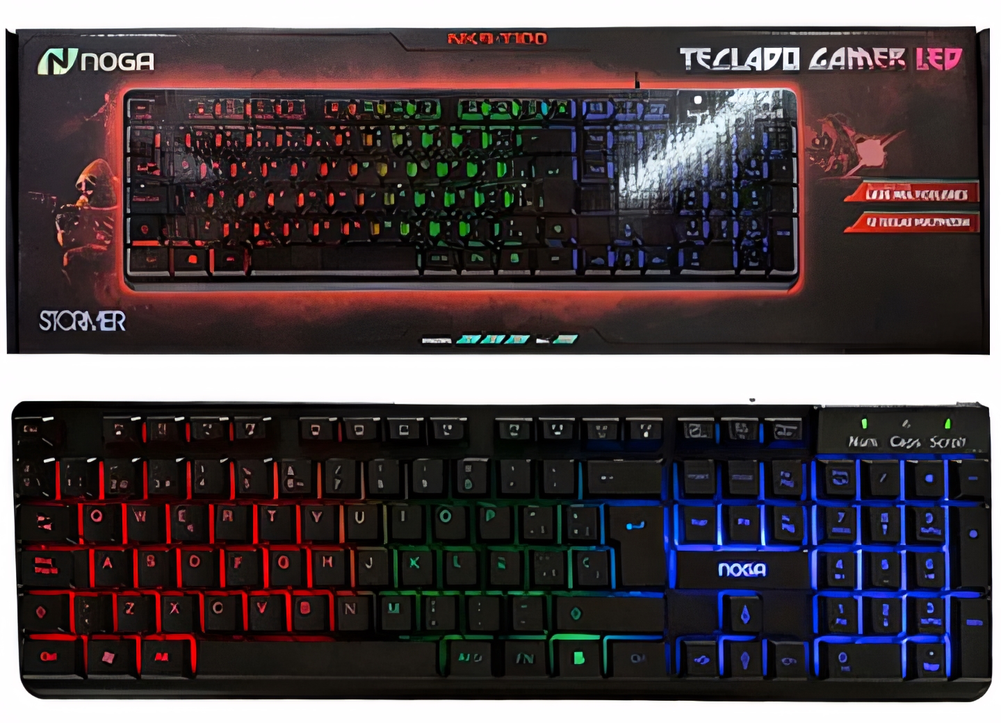 TECLADO USB NOGANET NKB-T100