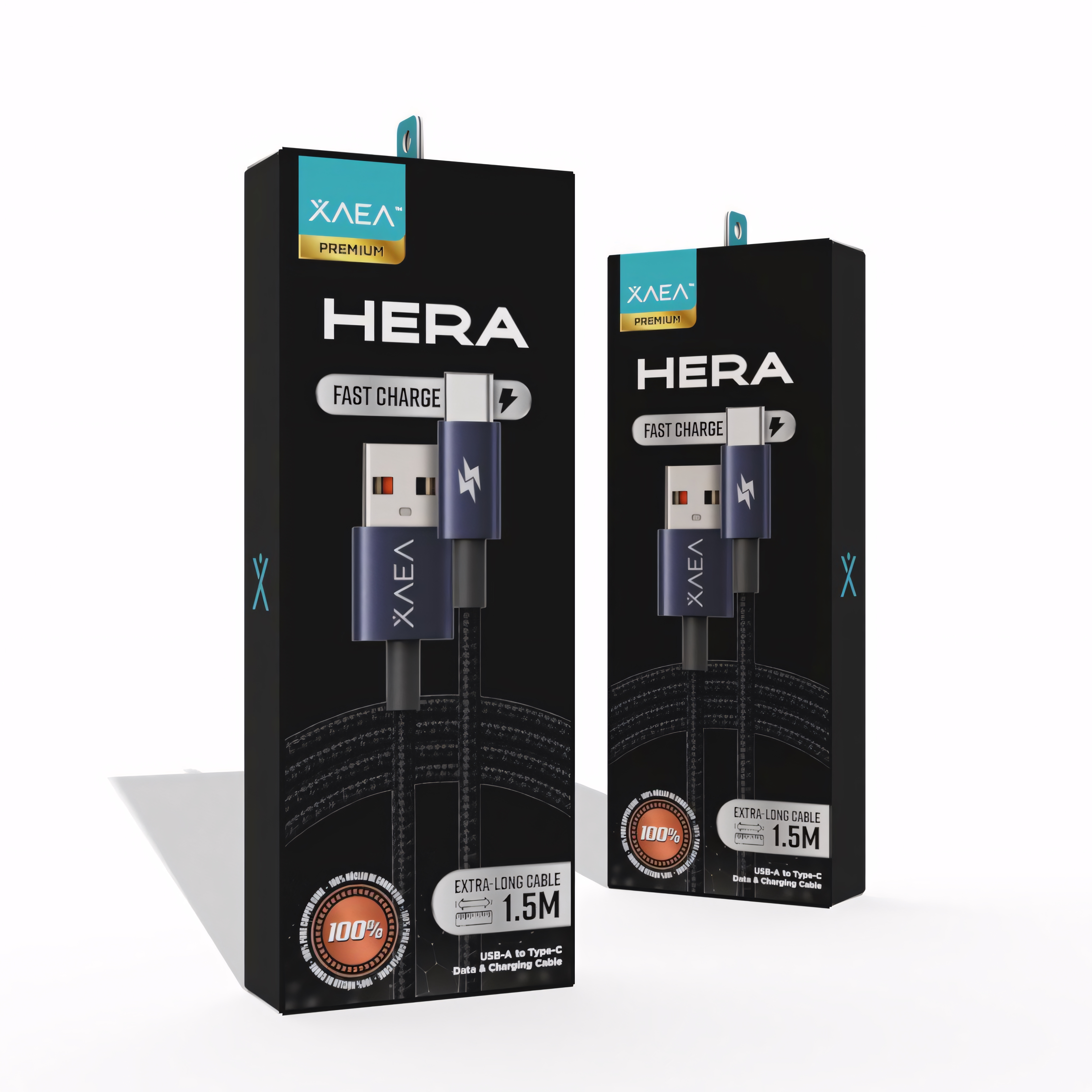 CABLE DATOS CARGA USB A TIPO C - HERA