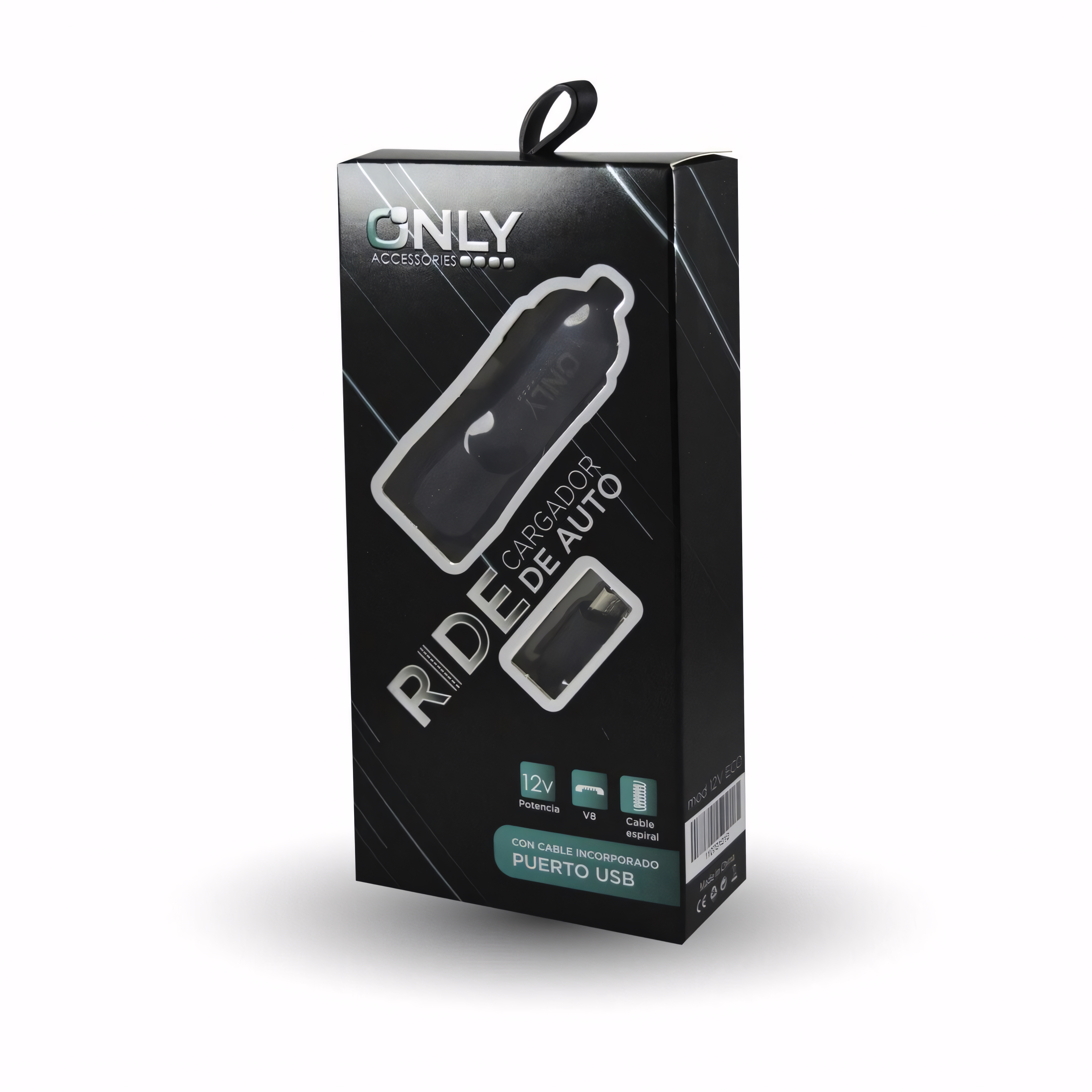 CARGADOR IPHONE 5V 3.1A+ 1USB - 12V AUTO