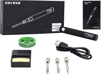 SOLDADOR DIGITAL 8W 300 A 450 GRADOS TIPO LAPIZ A BATERIA INCLUYE 3 PUNTAS REEMPLAZABLES