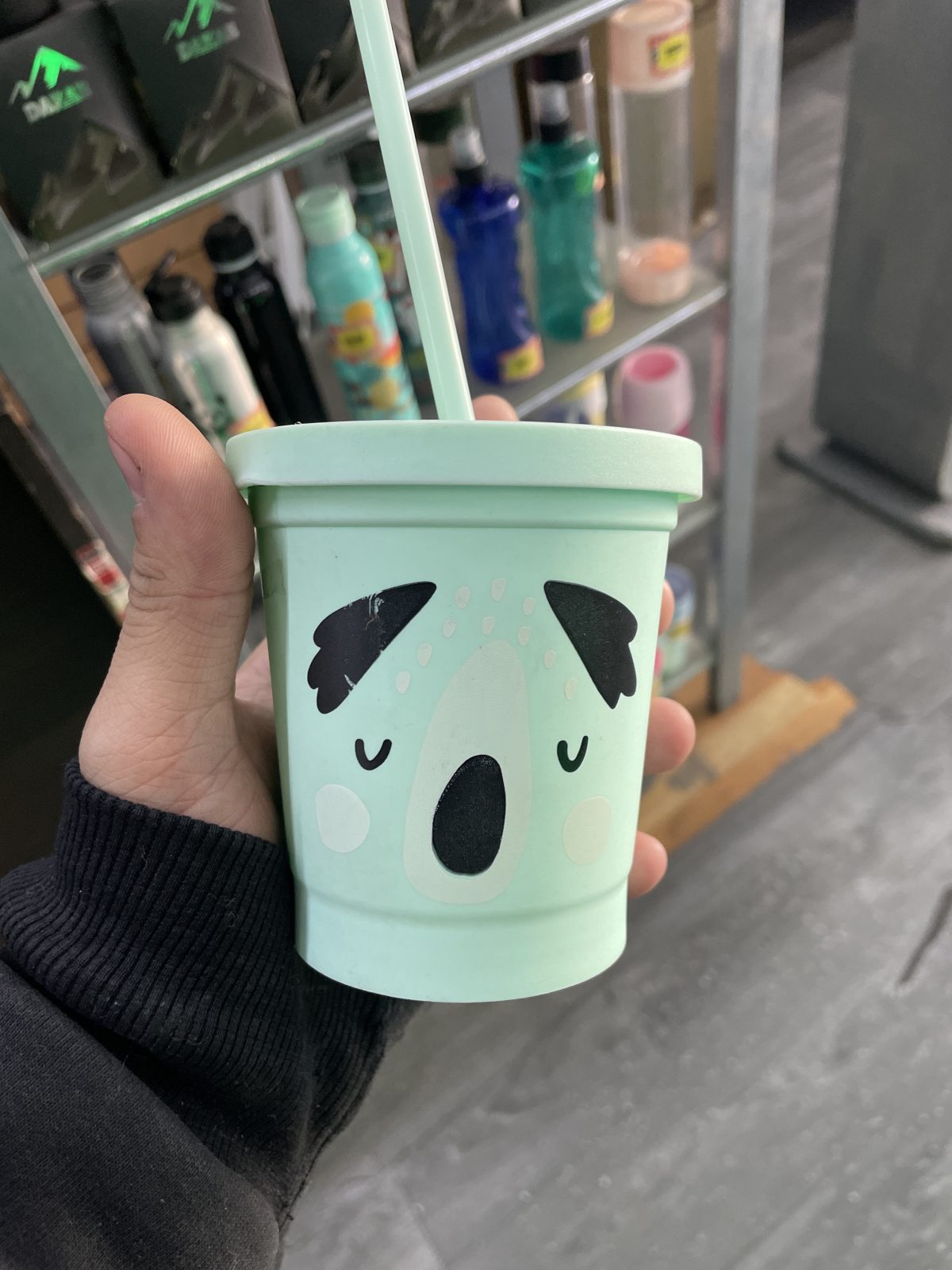 BASO BEBE 250 VERDE PANDA