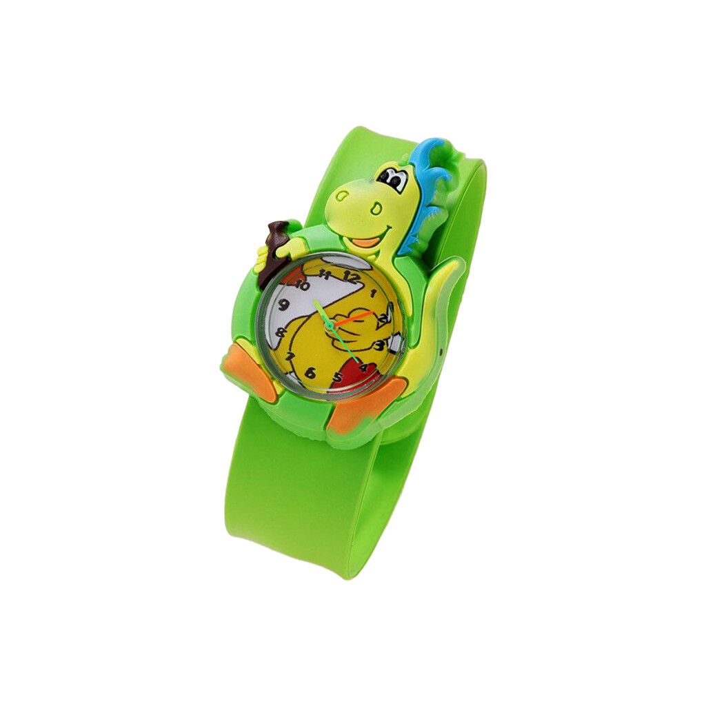 RELOJ NIÑOS MODS772 VERDE DINOSAURIO