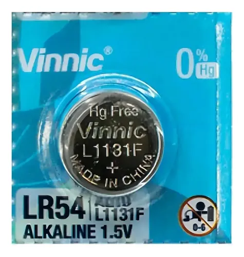 Pila LR54, AG10, 189, LR1130, GP189, V10GA, RW89, 389, 390