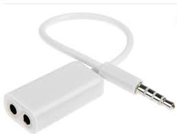 ADAPTADOR DIVISOR PLUG 3.5 A 2 JACK 3.5 STEREO