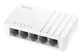 SWITCH DE RED CUDY 5 PUERTOS RJ45