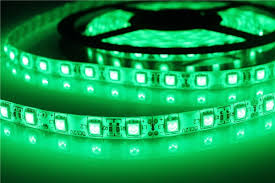 TIRA LED VERDE 5MTS SIN TRANSFORMADOR INTEROR