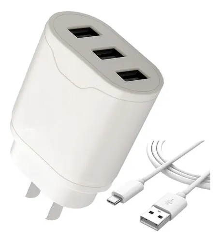 CARGADOR TIPOC DESMONTABLE 3USB 3.3A KOSMO