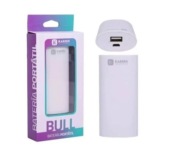 POWERBANK 6.000MAH KARSEN BLANCA NEGRA
