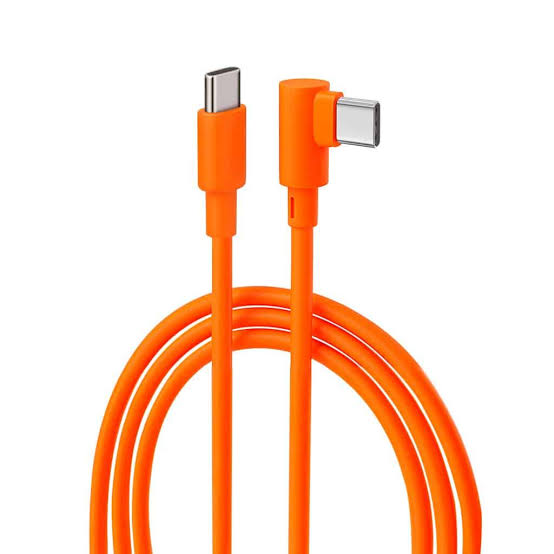 CABLE TIPO C A C 90 GRADOS NARANJA XAEA 1.5MT