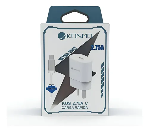 CARGADOR KOMSO CABLE TIPO C 2.75A