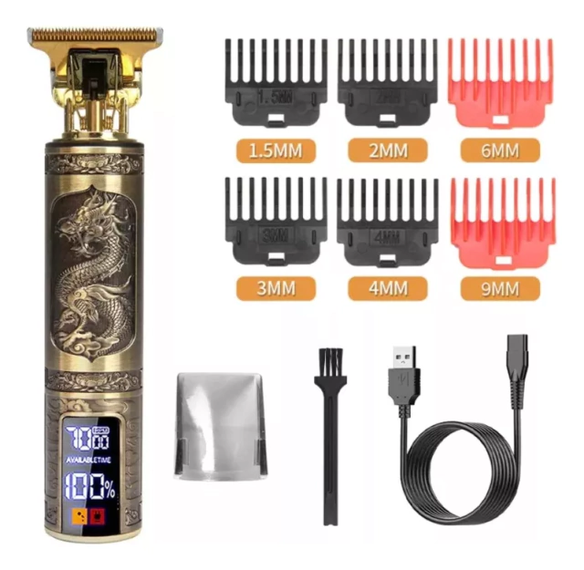 Cortapelo Barba Vintaje - LCD indicador
