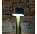 Velador Lampara sobremesa Led - simil bronce - Led - 3 modos
