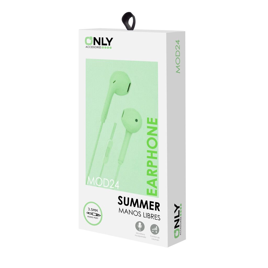 Auricualres Inear - Only- Manos Libres - MOD24- Verdes