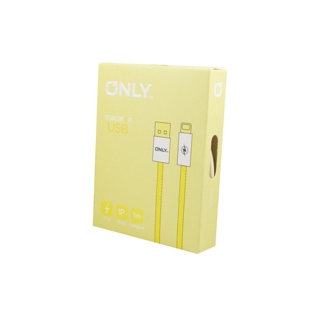 Cable de datos Iphone - Lightning - Mod117 - Only - Amarillo