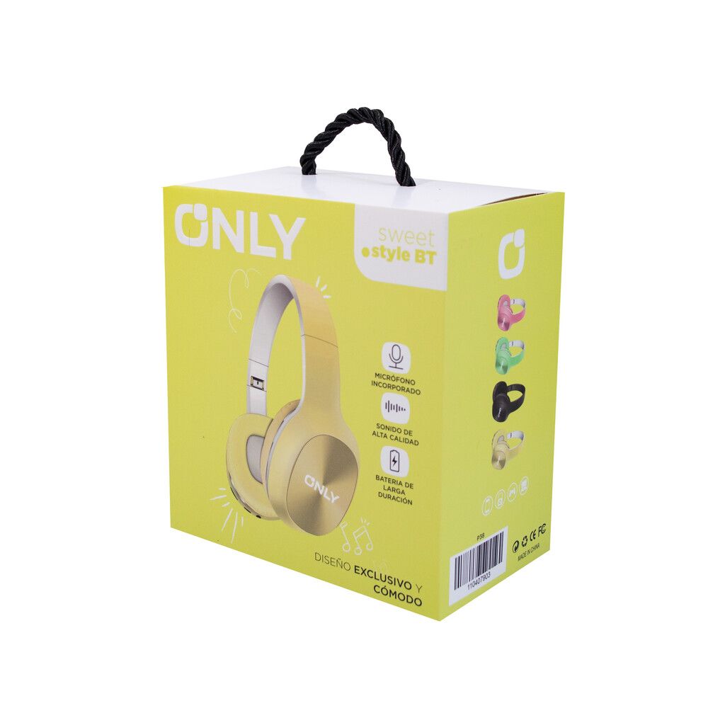 Auriculares Inalambricos  Bluetooth  - Only - P38 - Amarillos