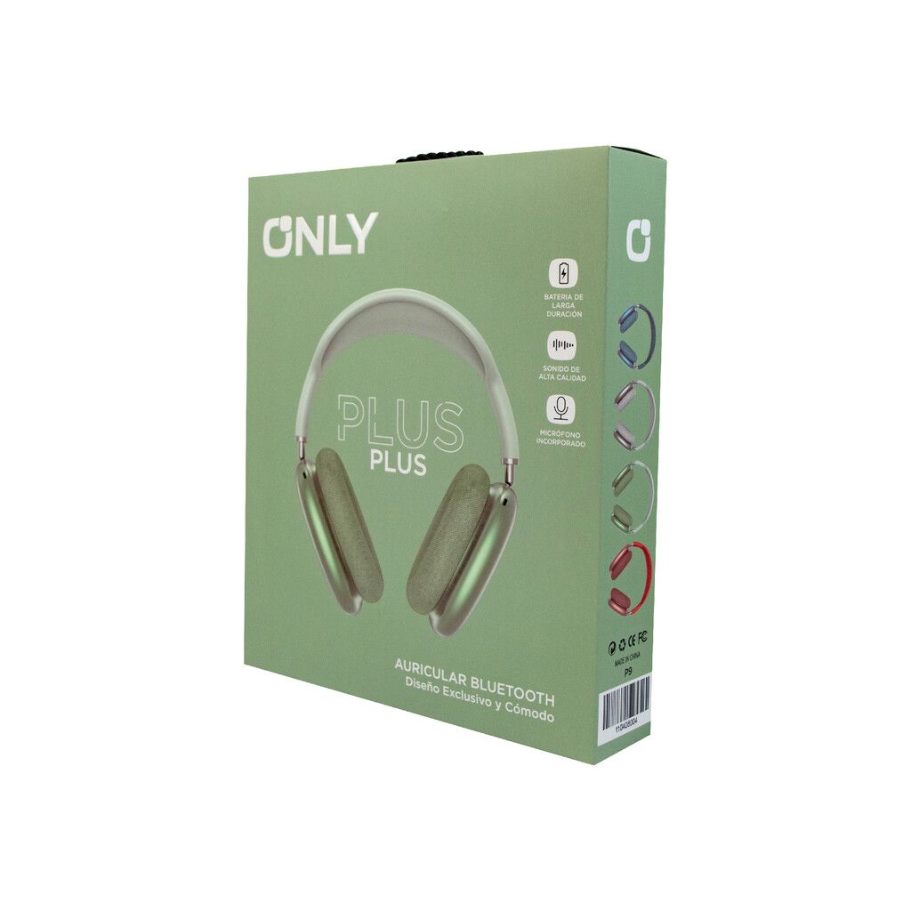 Auriculares Inalambricos  Bluetooth - Only - P9 - verdes