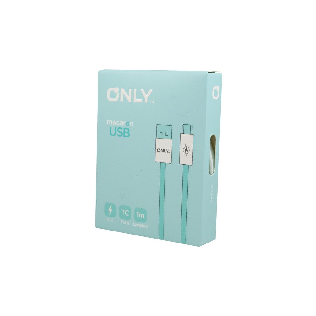 Cable de Datos Tipo C - Only - Macarron - Celeste