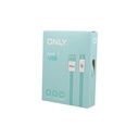 Cable de Datos Tipo C - Only - Macarron - Celeste