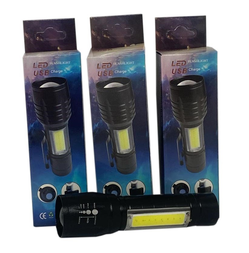 LINTERNA LED RECARGABLE EN CAJA