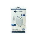 Cargador Lets - 2 Usb - Desmontable -  V8