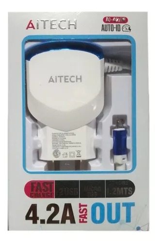 Cargador Lets - 2 Usb - Fijo -  Tipo c