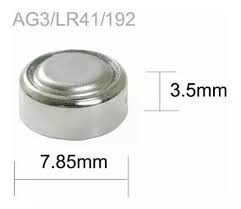 Pila Boton - LR41 AG3 392A - 1.5V