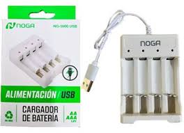Cargador de Pilas - Noga - Ng5900 - para 4 unidades 
