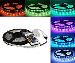 Tiras Led - 5050- RGB- 5Mt + Transformador + Controlador