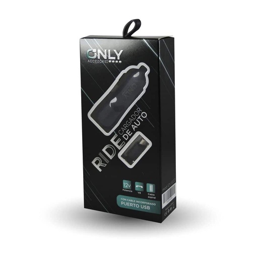 Cargador de Auto Only - Fijo - Tipo C - 1 Usb