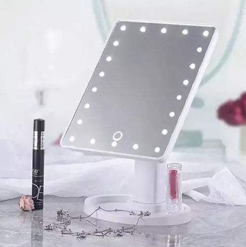 Espejo con Luces Mediano - a Pila - a usb