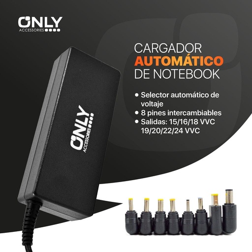 Cargador Universal Notebook 15 - 24v Automatico