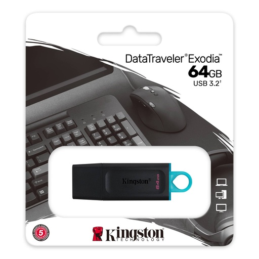 Pendrive - Kingstone - 64gb - 100Mb/s 