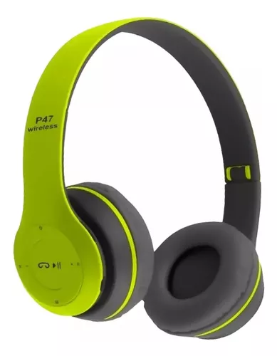 [Auriculares Inalambricos] Auriculares Inalambricos Bluetooth - P47 - Verde Negros