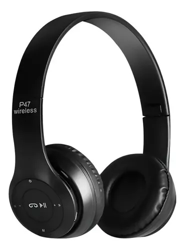 Auriculares Inalambricos  Bluetooth - P47 - Negros