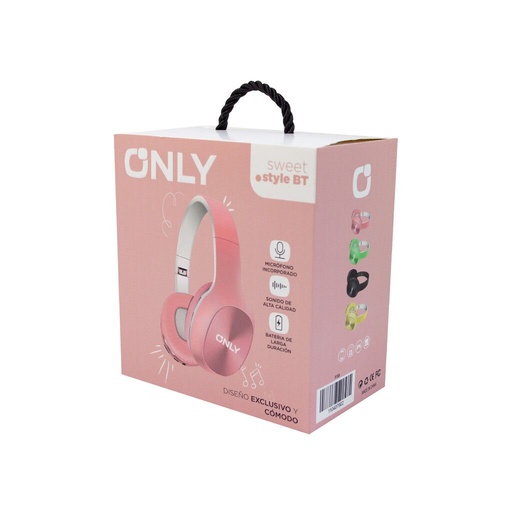 Auriculares Inalambricos Bluetooth  - Only - P38 - Rosa