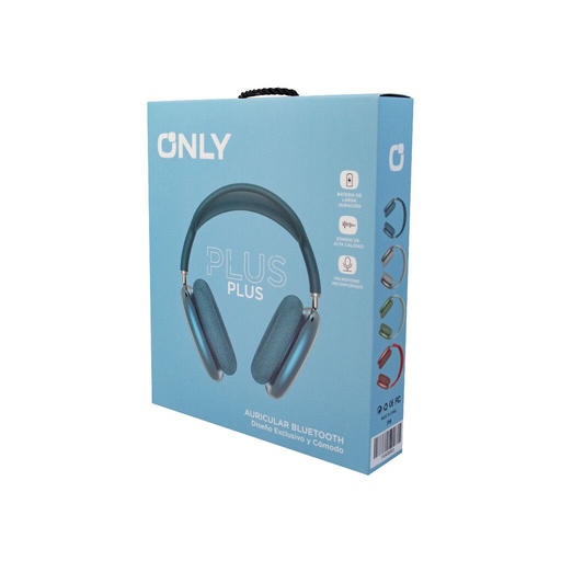 Auriculares Inalambricos Bluetooth  - Only - P9 - Celestes