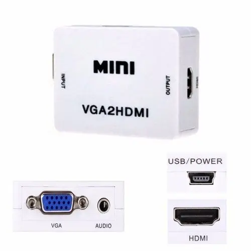 Conversor - Adaptador - Vga a Hdmi - 
