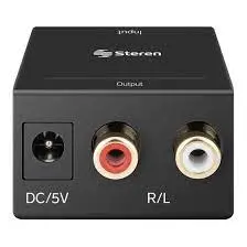 Adaptador Conversor - Rca a Audio Optico - no es bidireccional