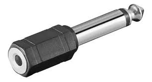 Adaptador Auxiliar 3.5mm H  a Microfono 6.5mm M - mono